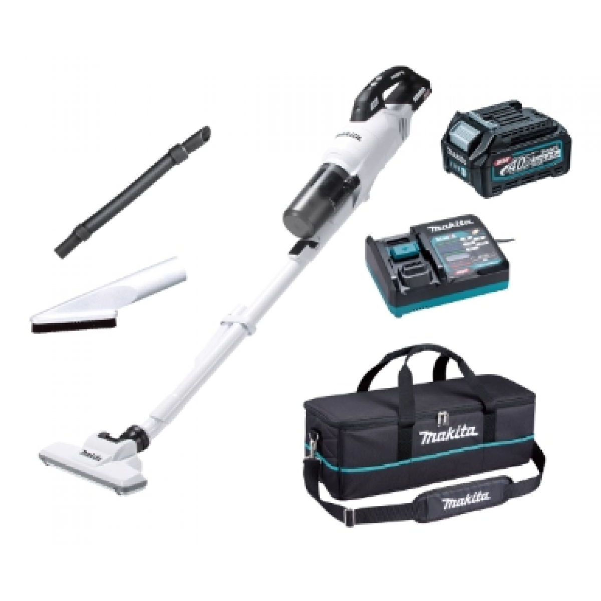 Makita CL003GD118 40Vmax 充電旋風筒式吸塵機套裝 (白色)